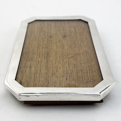 Smart Plain Sterling Silver Photo Frame with Cut Corners