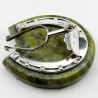 Novelty Sampson Mordan & Co Sterling Silver Horseshoe Paper Clip