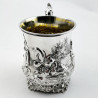 Beautiful Victorian Sterling Silver Christening Mug