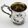 Beautiful Victorian Sterling Silver Christening Mug