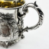 Beautiful Victorian Sterling Silver Christening Mug