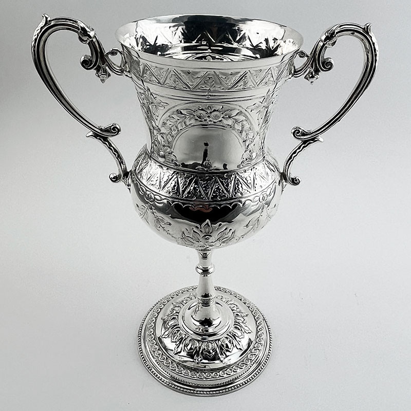 Decorative Victorian Silver Plated Trophy Cup (c.1890)
