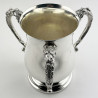 Unusual Edwardian Silver Plated Three Handle Loving Cup (c.1900)