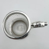 Victorian Glass and Silver Plated Mug