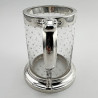 Victorian Glass and Silver Plated Mug