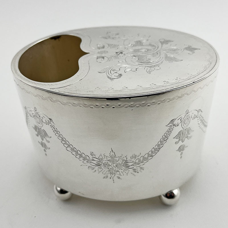 Unusual Silver Plated Hard Metal Victorian Spoon Warmer (c.1895)