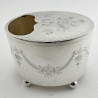 Unusual Silver Plated Hard Metal Victorian Spoon Warmer (c.1895)