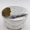 Unusual Silver Plated Hard Metal Victorian Spoon Warmer