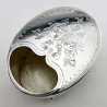 Unusual Silver Plated Hard Metal Victorian Spoon Warmer