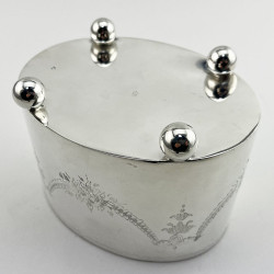 Unusual Silver Plated Hard Metal Victorian Spoon Warmer