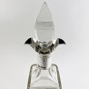 Edwardian Silver Neck Decanter with Matching Stopper