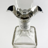 Edwardian Silver Neck Decanter with Matching Stopper