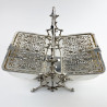 Victorian Fenton Brothers Silver Plated Folding Biscuit Box