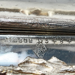 Victorian Fenton Brothers Silver Plated Folding Biscuit Box