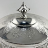 Oval Victorian Silver Plated Biscuit or Trinket Box