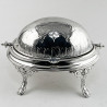 Victorian Silver Plated Revolving Lidded Butter or Preserve Dish (c.1895)