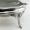 Victorian Silver Plated Revolving Lidded Butter or Preserve Dish