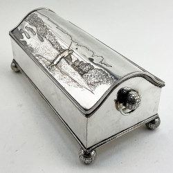 Rare and Unusual Golf Motif Ink Stand