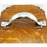 Mappin & Webb Sterling Silver and Oak Cigar or Trinket Box