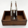 Mappin & Webb Sterling Silver and Oak Cigar or Trinket Box