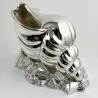 Victorian Silver Plated Conch Shell Spoon Warmer (c.1890)