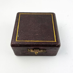 Boxed Set of Six Aesthetic Movement Engraved Silver Plated Napkin Rings