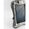 Victorian Sterling Silver Photo Frame Embossed with Reynolds Angels