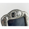 Victorian Sterling Silver Photo Frame Embossed with Reynolds Angels