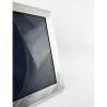 Edwardian Sterling Silver Photo Frame with Black Leather Back