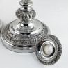 Decorative Pair of Old Sheffield Plate Candlesticks