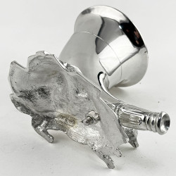 Rare Collectible Victorian Silver Plated Spoon Warmer