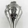 Unusual Pair of Art Nouveau Style Sterling Silver Vases