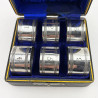 Set of Six Boxed Silver Plated Napkin Rings