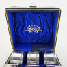 Set of Six Boxed Silver Plated Napkin Rings