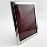 Sterling Silver Rectangular Photo Frame with Plain Border (1915)