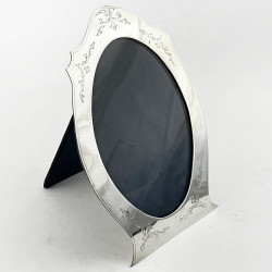 Unusual Shape Sterling Silver Photo Frame (1913)
