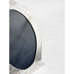 Unusual Shape Sterling Silver Photo Frame