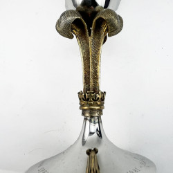 Franklin Mint Sterling Silver Goblet for the Royal Wedding of The Prince of Wales to Lady Diana Spencer