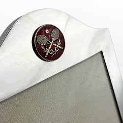 Tennis Related Sterling Silver Photo Frame