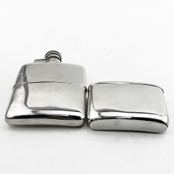 Good Quality Sterling Silver Hip Flask