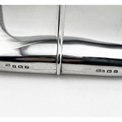 Good Quality Sterling Silver Hip Flask