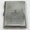 Pink Enamel Sterling Silver Card or Cheroot Case