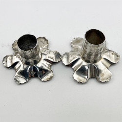Impressive Pair of Late George II Candlesticks by John Cafe