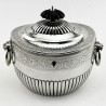 Good Quality and Gauge Victorian Sterling Silver Tea Caddy