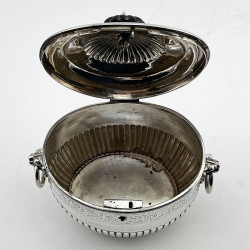 Good Quality and Gauge Victorian Sterling Silver Tea Caddy
