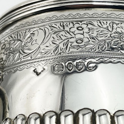 Good Quality and Gauge Victorian Sterling Silver Tea Caddy