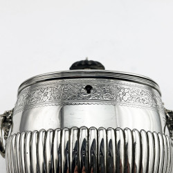 Good Quality and Gauge Victorian Sterling Silver Tea Caddy