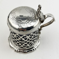 Early Victorian Sterling Silver Mustard Pot