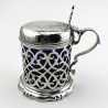 Early Victorian Sterling Silver Mustard Pot (1854)