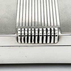 Large Sterling Silver Art Deco Style Cigar or Trinket Box